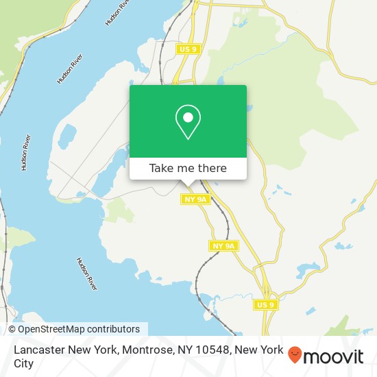 Mapa de Lancaster New York, Montrose, NY 10548