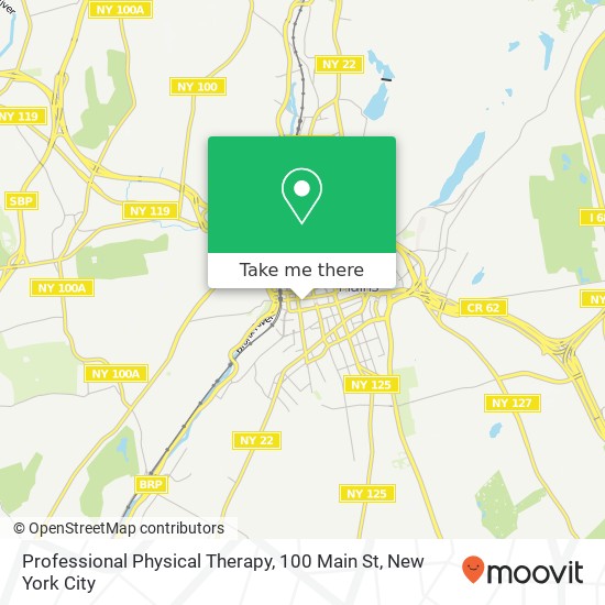 Professional Physical Therapy, 100 Main St map