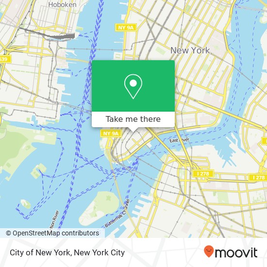 City of New York map