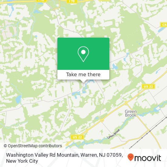 Washington Valley Rd Mountain, Warren, NJ 07059 map