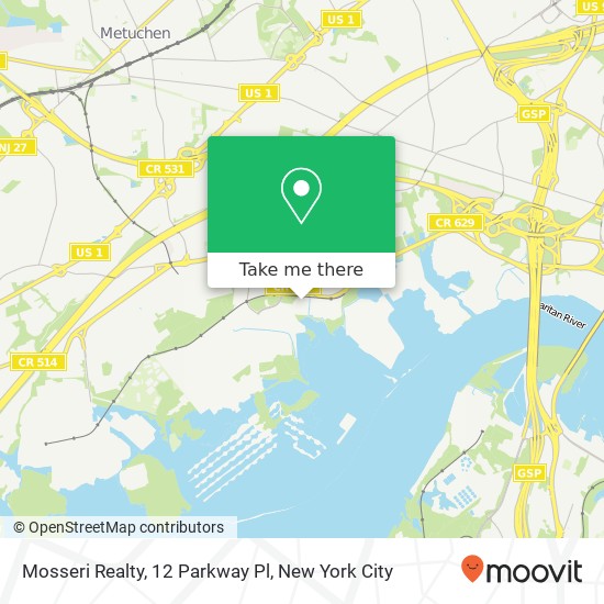 Mosseri Realty, 12 Parkway Pl map