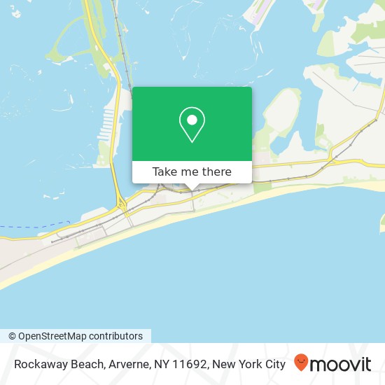 Mapa de Rockaway Beach, Arverne, NY 11692