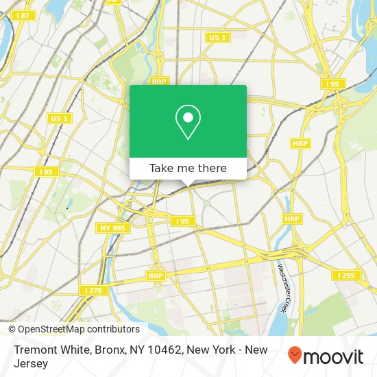 Tremont White, Bronx, NY 10462 map