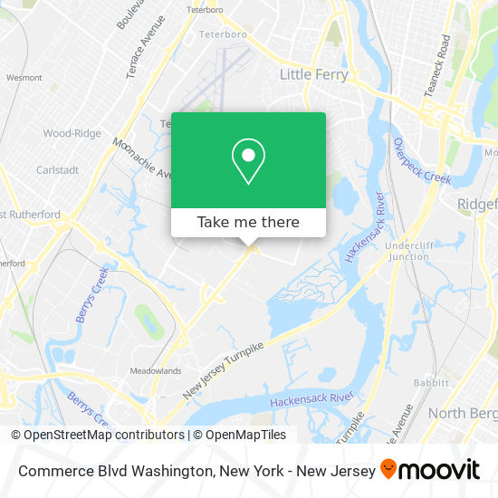 Mapa de Commerce Blvd Washington