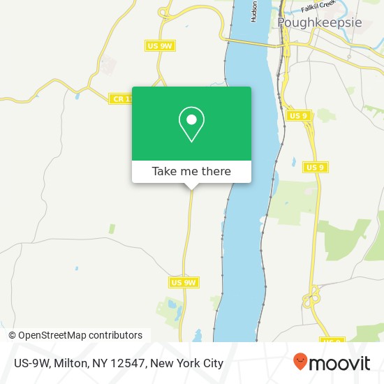 US-9W, Milton, NY 12547 map
