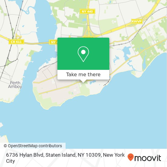 6736 Hylan Blvd, Staten Island, NY 10309 map