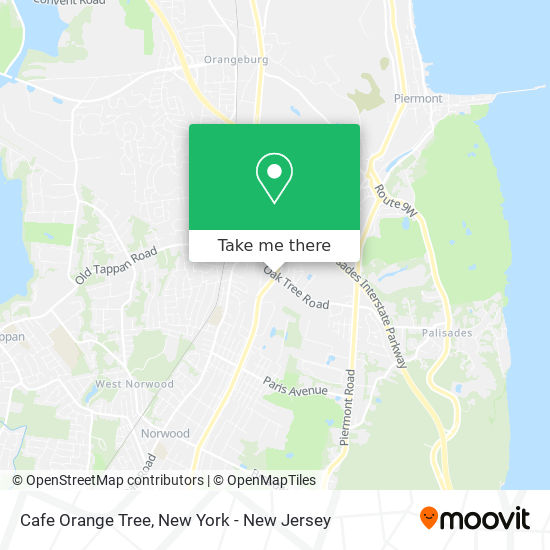 Cafe Orange Tree map