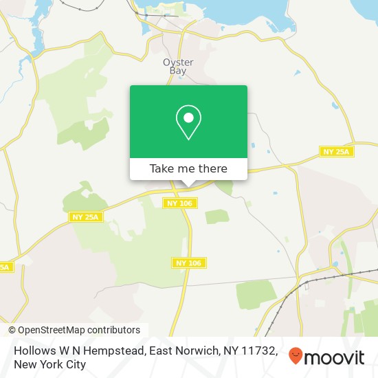 Hollows W N Hempstead, East Norwich, NY 11732 map