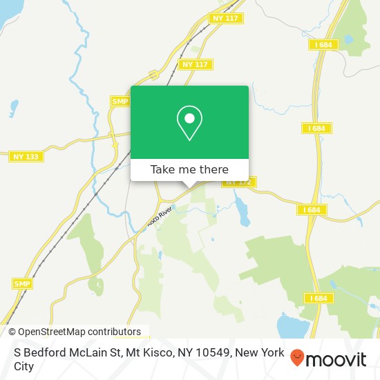 Mapa de S Bedford McLain St, Mt Kisco, NY 10549