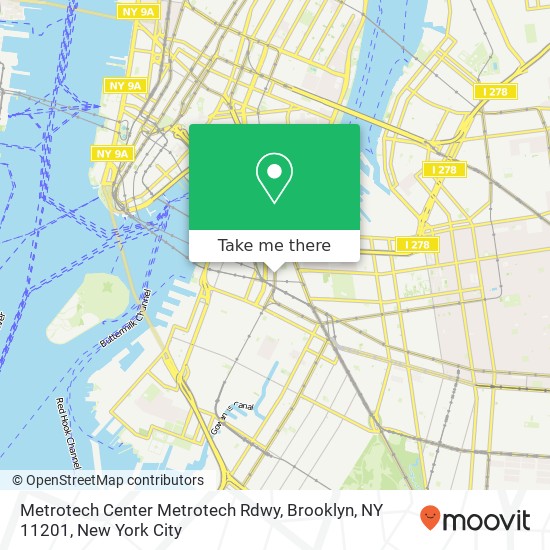 Metrotech Center Metrotech Rdwy, Brooklyn, NY 11201 map