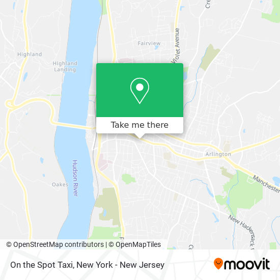 Mapa de On the Spot Taxi