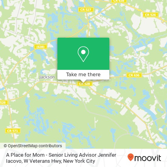 A Place for Mom - Senior Living Advisor Jennifer Iacovo, W Veterans Hwy map