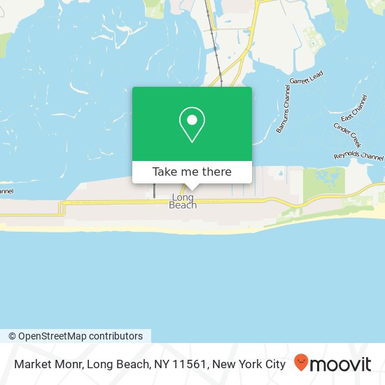 Mapa de Market Monr, Long Beach, NY 11561