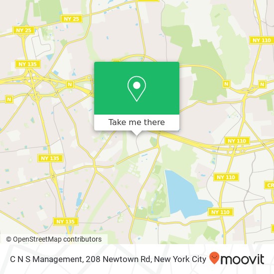C N S Management, 208 Newtown Rd map