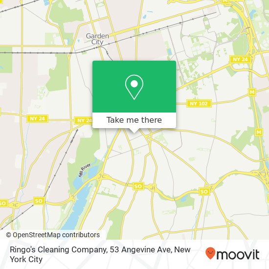 Ringo's Cleaning Company, 53 Angevine Ave map