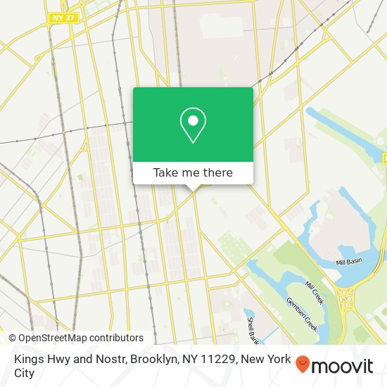 Kings Hwy and Nostr, Brooklyn, NY 11229 map