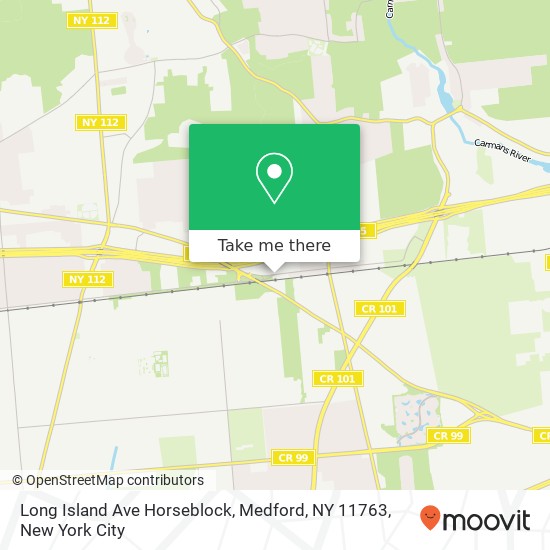 Long Island Ave Horseblock, Medford, NY 11763 map