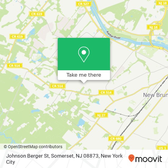 Johnson Berger St, Somerset, NJ 08873 map