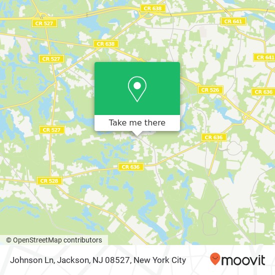 Johnson Ln, Jackson, NJ 08527 map