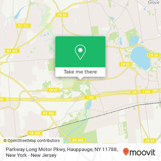 Parkway Long Motor Pkwy, Hauppauge, NY 11788 map