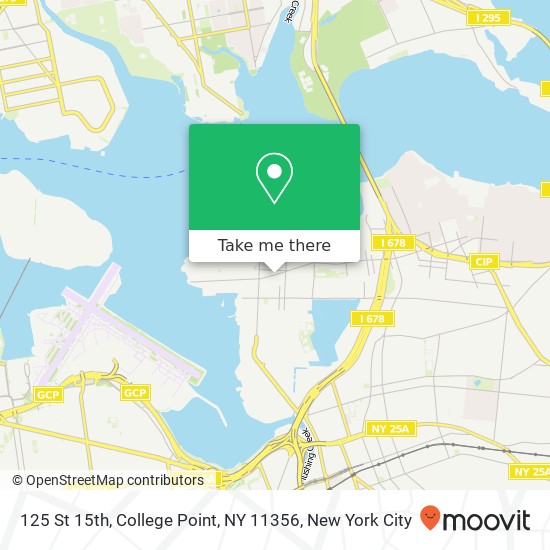 125 St 15th, College Point, NY 11356 map