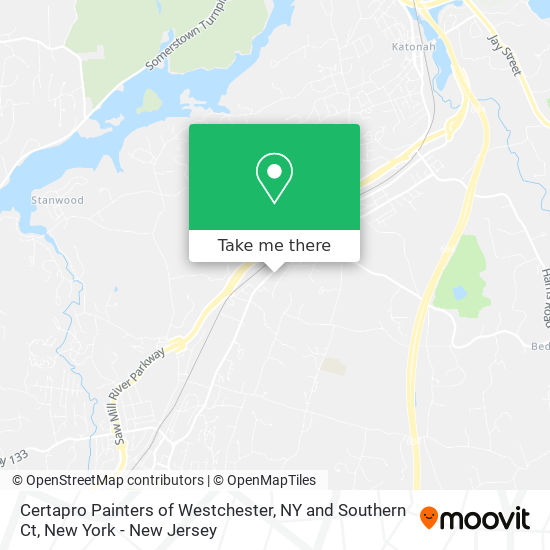 Certapro Painters of Westchester, NY and Southern Ct map
