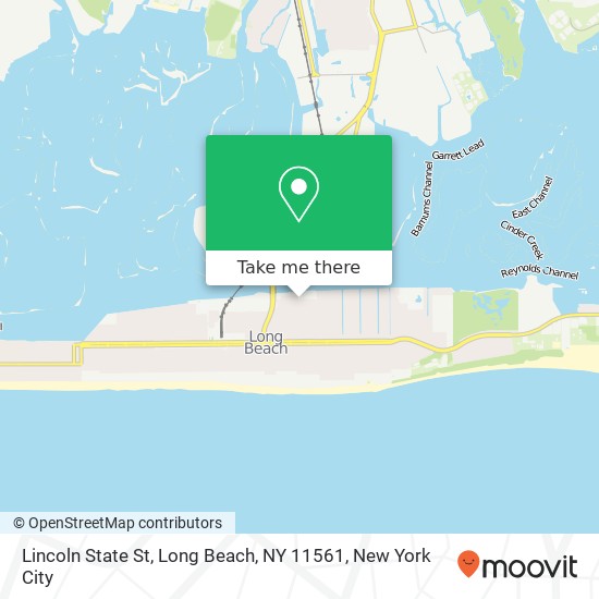 Mapa de Lincoln State St, Long Beach, NY 11561
