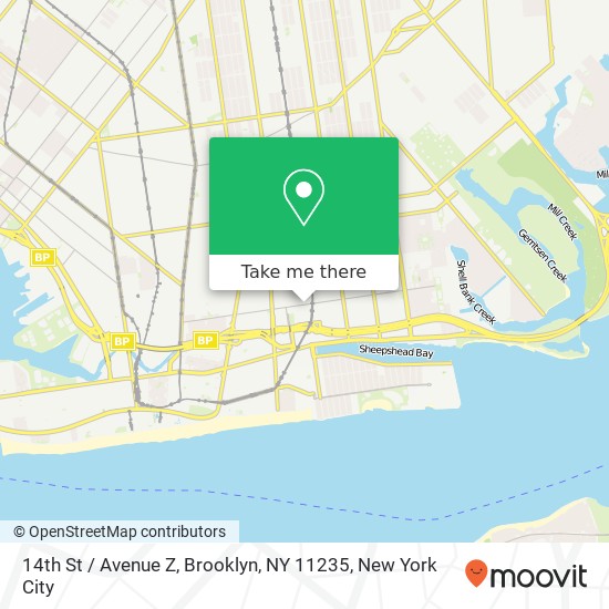 14th St / Avenue Z, Brooklyn, NY 11235 map
