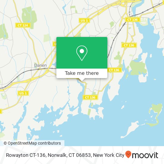 Rowayton CT-136, Norwalk, CT 06853 map