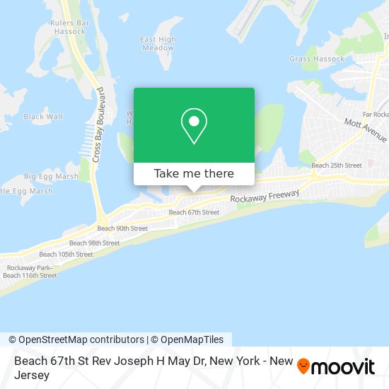 Mapa de Beach 67th St Rev Joseph H May Dr