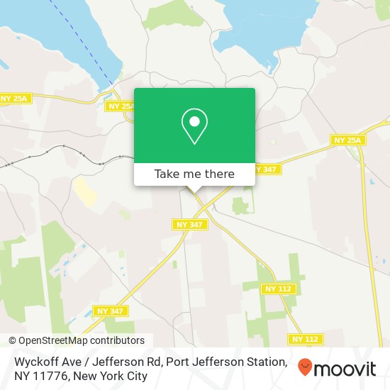 Mapa de Wyckoff Ave / Jefferson Rd, Port Jefferson Station, NY 11776