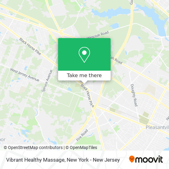 Mapa de Vibrant Healthy Massage