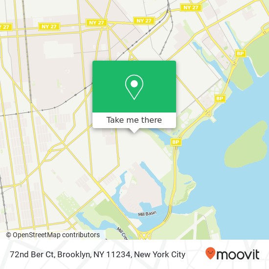 72nd Ber Ct, Brooklyn, NY 11234 map