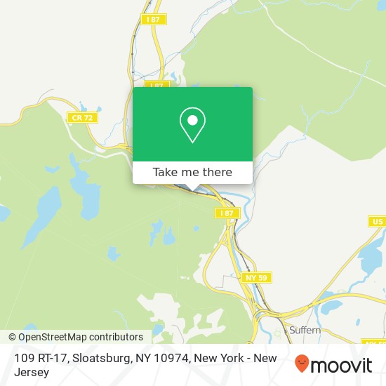 109 RT-17, Sloatsburg, NY 10974 map