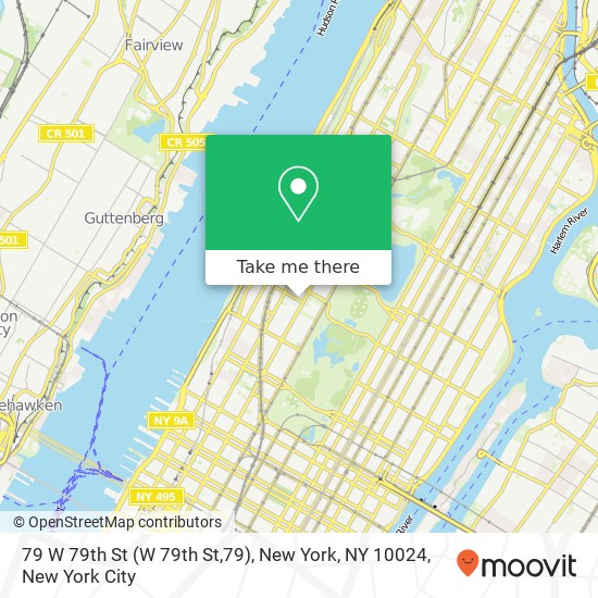 79 W 79th St (W 79th St,79), New York, NY 10024 map