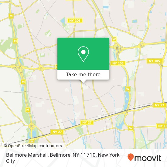 Bellmore Marshall, Bellmore, NY 11710 map