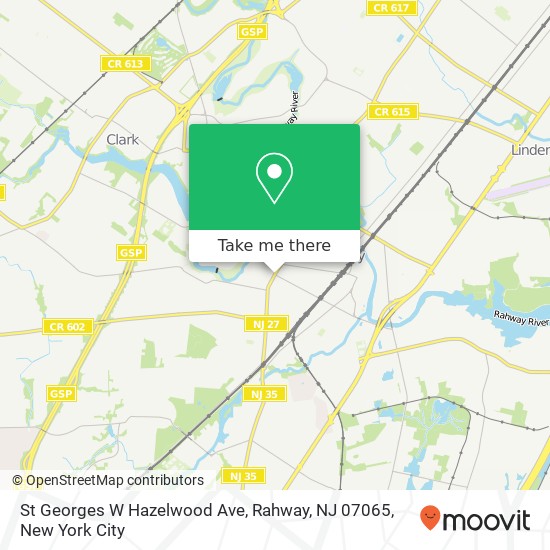 St Georges W Hazelwood Ave, Rahway, NJ 07065 map