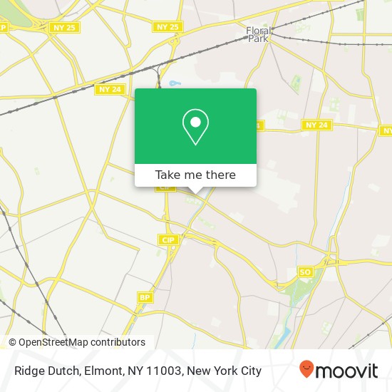 Mapa de Ridge Dutch, Elmont, NY 11003