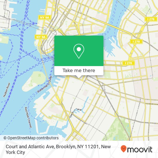 Mapa de Court and Atlantic Ave, Brooklyn, NY 11201