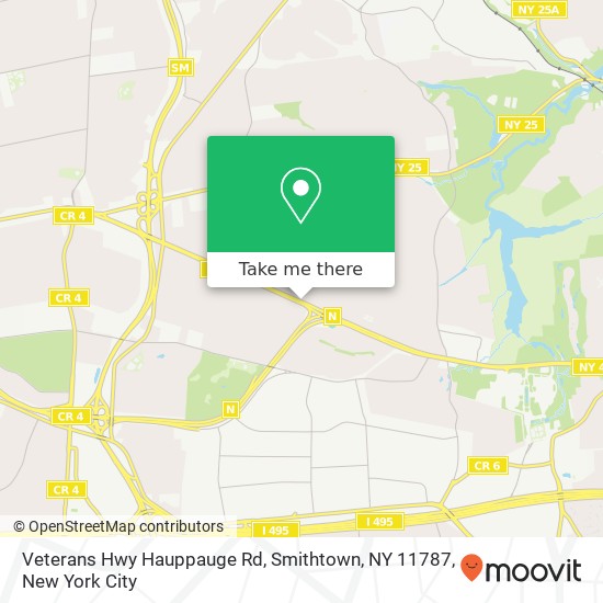 Veterans Hwy Hauppauge Rd, Smithtown, NY 11787 map