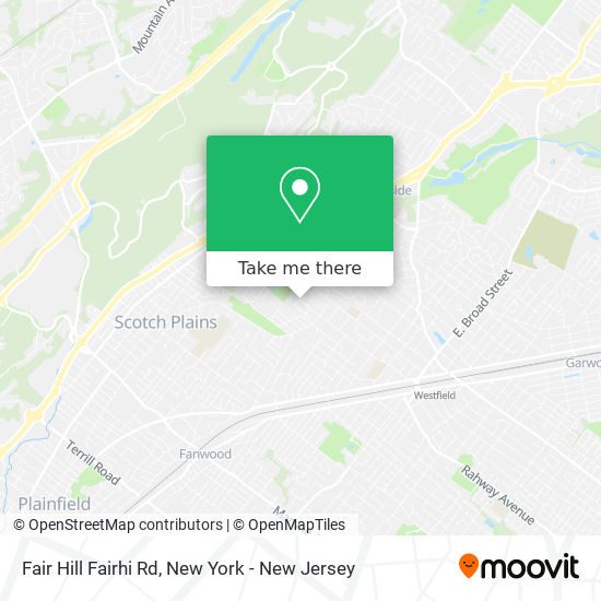 Mapa de Fair Hill Fairhi Rd