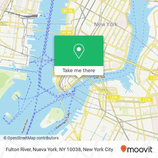 Fulton River, Nueva York, NY 10038 map