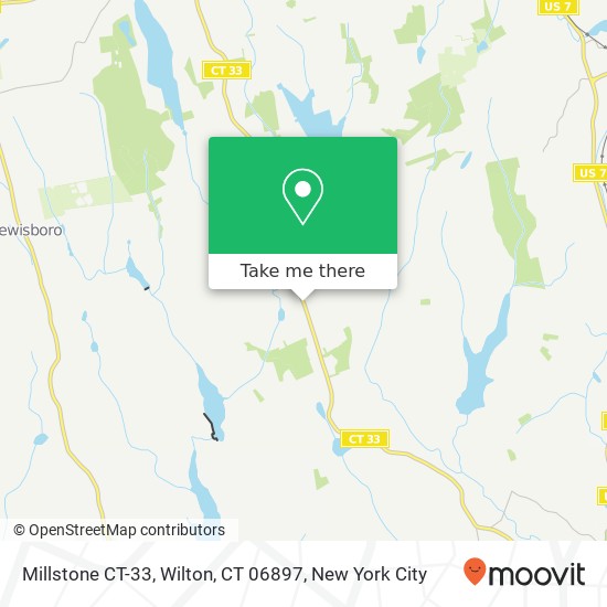 Millstone CT-33, Wilton, CT 06897 map