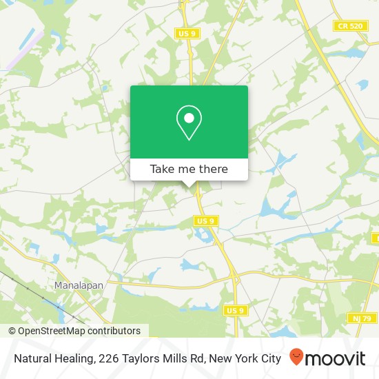 Mapa de Natural Healing, 226 Taylors Mills Rd