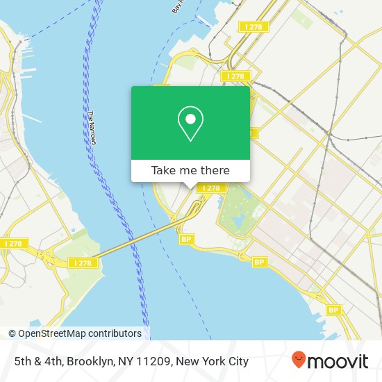 Mapa de 5th & 4th, Brooklyn, NY 11209