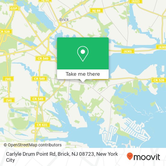 Carlyle Drum Point Rd, Brick, NJ 08723 map