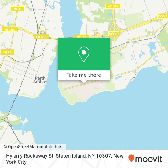 Hylan y Rockaway St, Staten Island, NY 10307 map