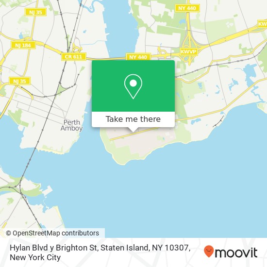 Hylan Blvd y Brighton St, Staten Island, NY 10307 map