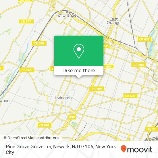 Pine Grove Grove Ter, Newark, NJ 07106 map