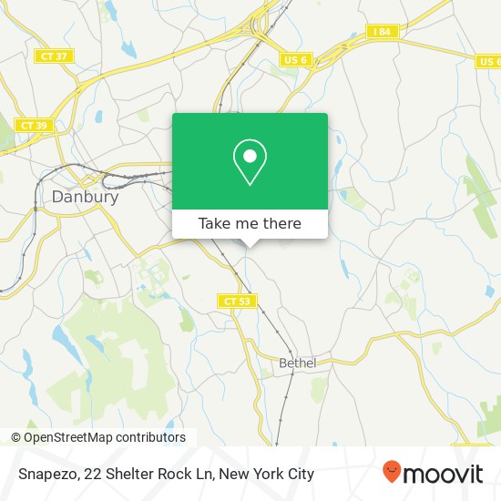 Snapezo, 22 Shelter Rock Ln map